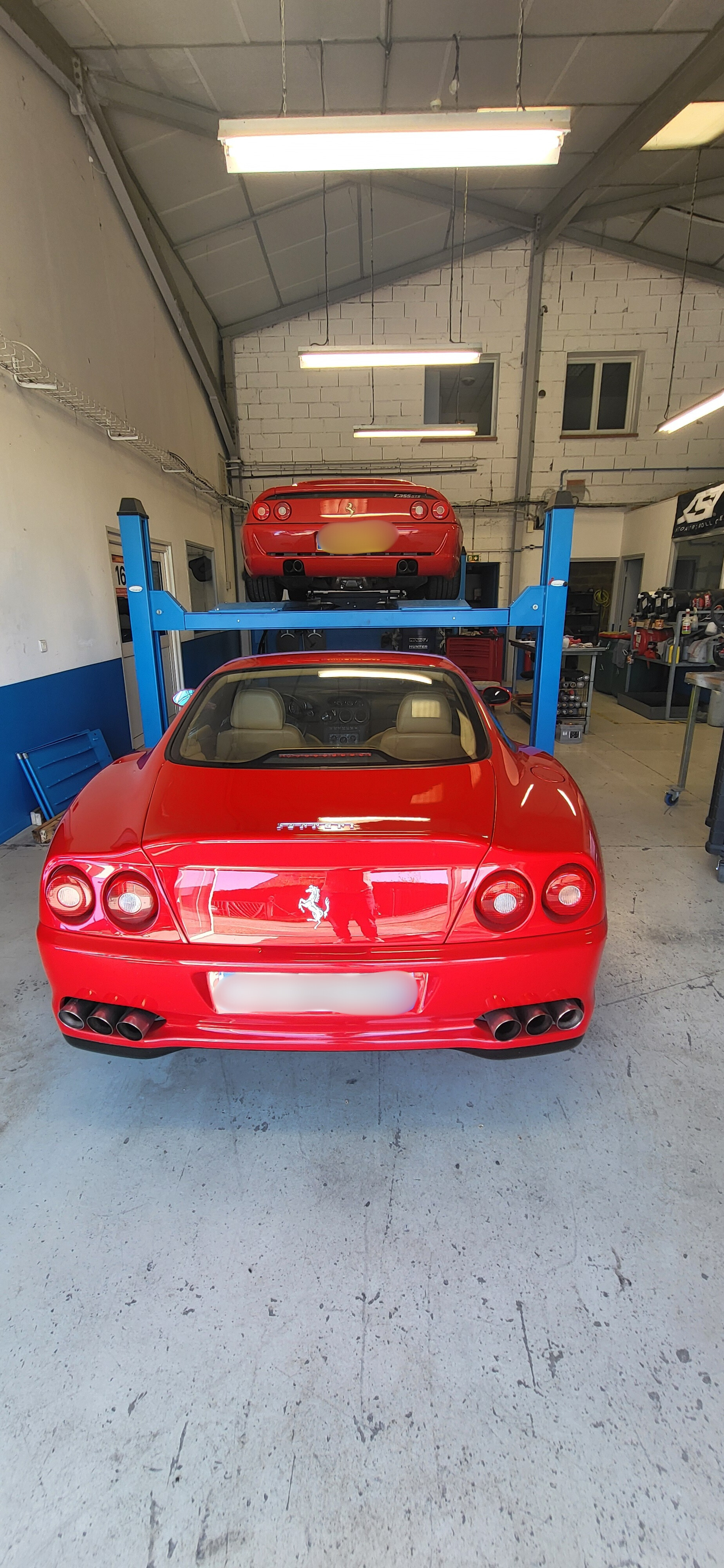 Assemblage moteur Ferrari