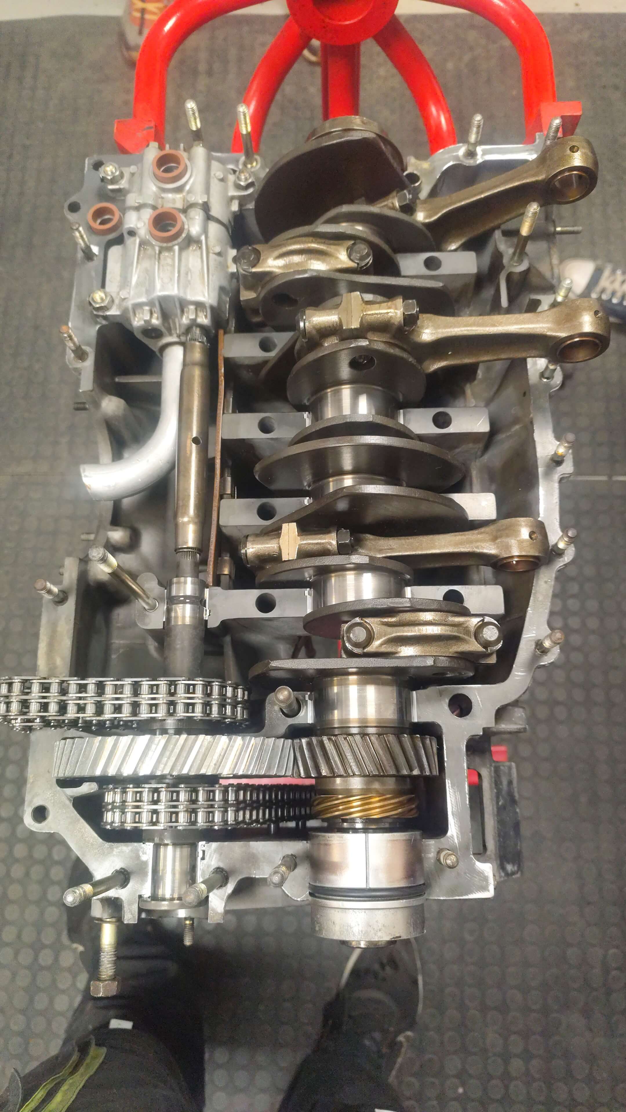 Vue de l'atelier mécanique